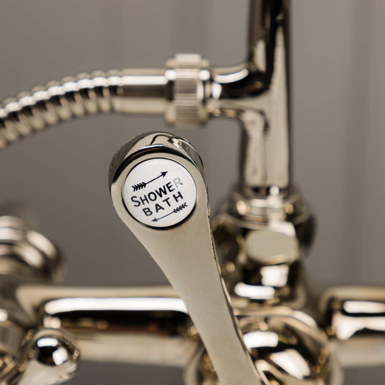 80% оƒƒ Dіѕсоunt Vintage Tub & Bath Clawfoot Tub Deck Mount English Telephone Faucet with Handshower