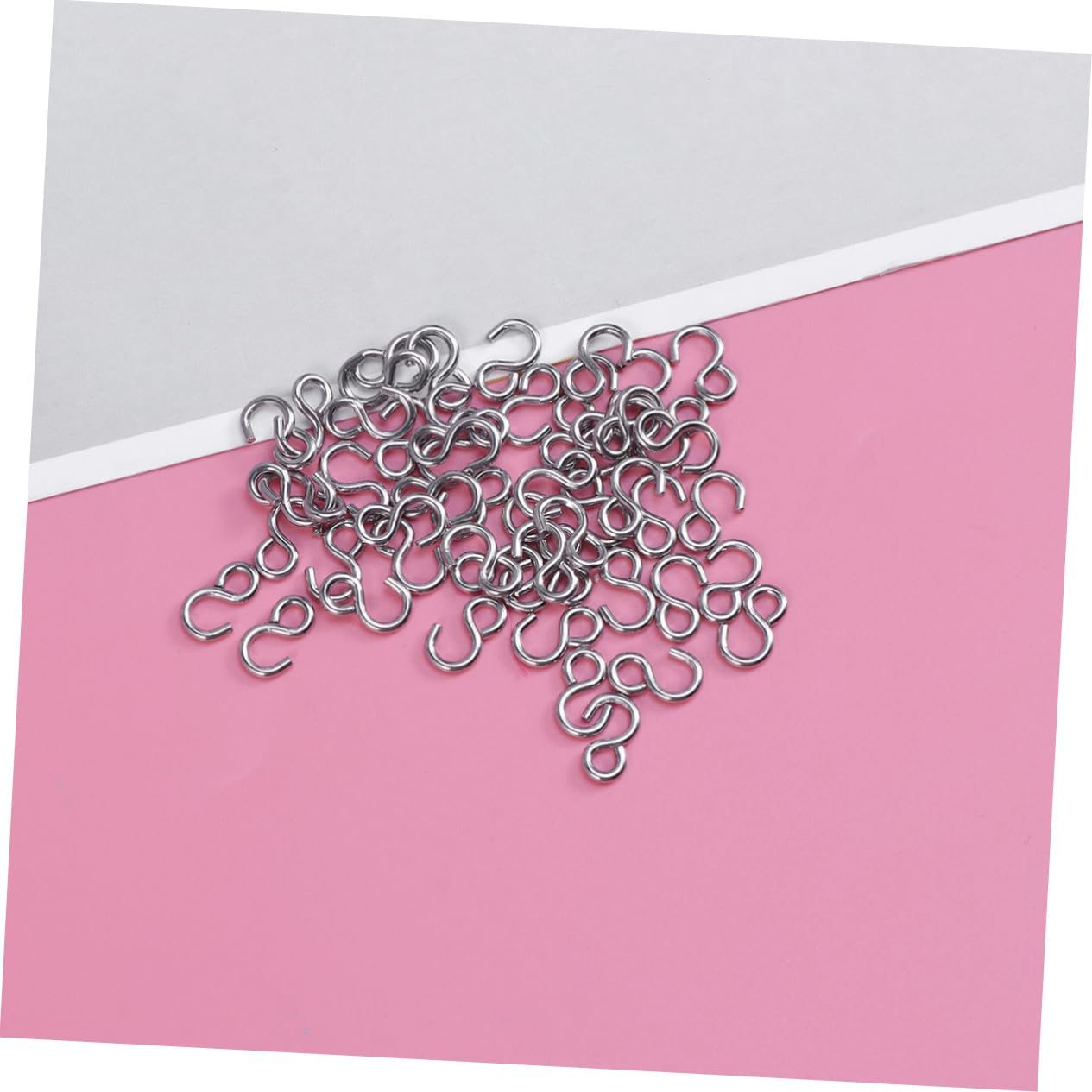 Cabilock 3 Sets Material S-förmige Haken Haken Metallhaken Kleiderbügel Haken Zum Aufhängen Küche Silber Mehrzweck 100 Stück * 3