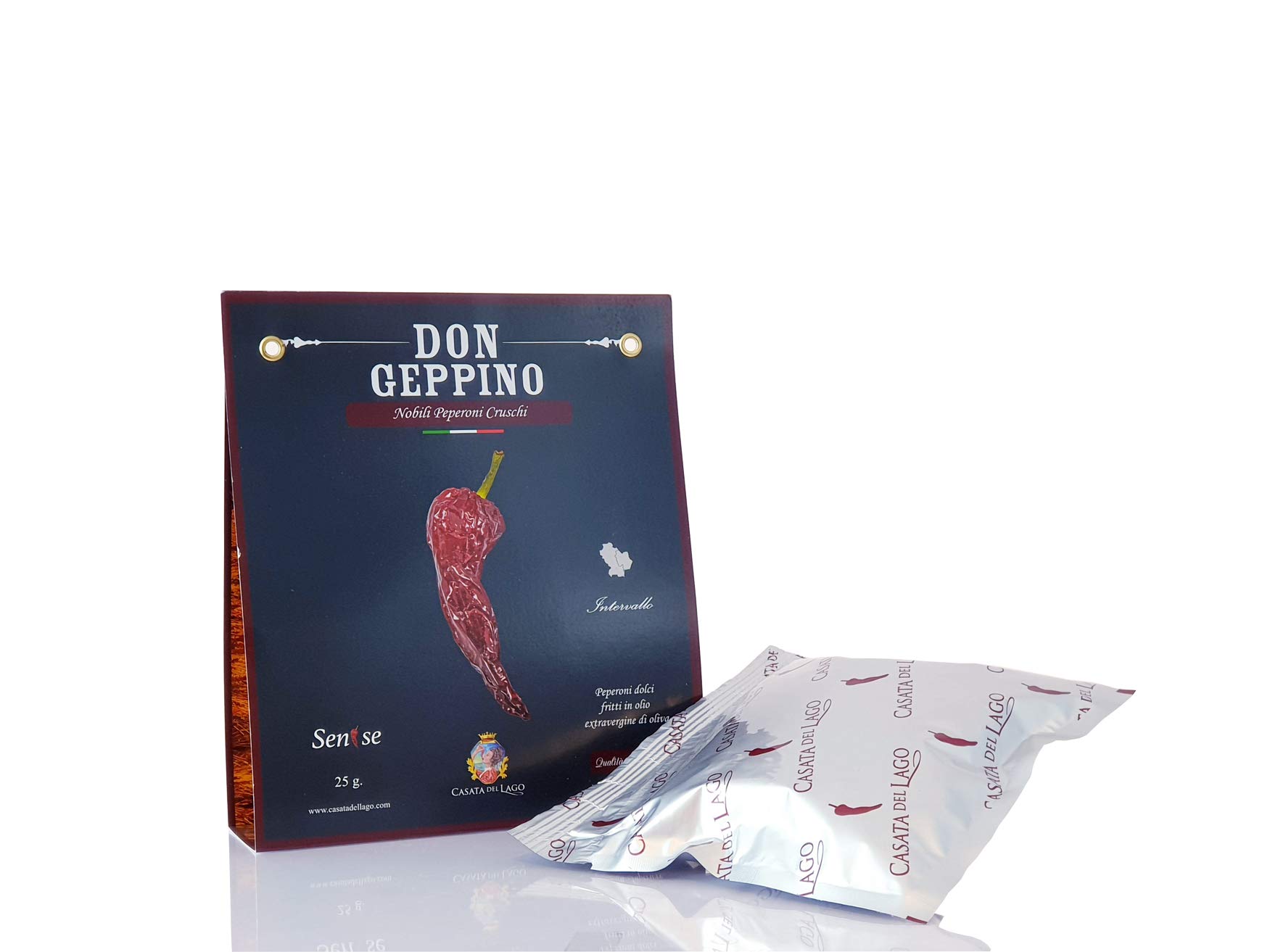 Peperoni Cruschi 25gr di Senise IGP | poivrons croquants de Senise