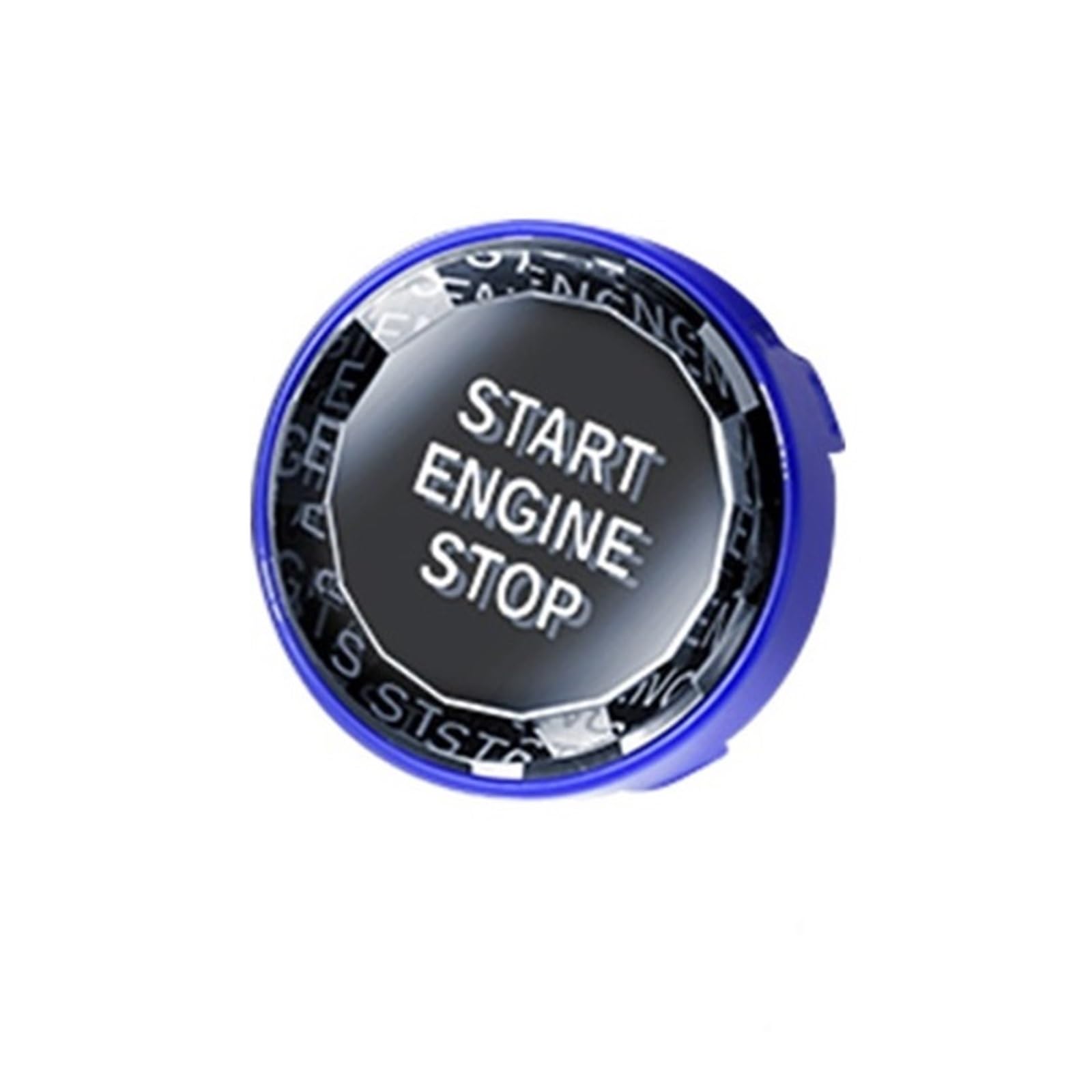 Bouton démarrage voiture bleu cache de remplacement pour modèles E90 E60 X3 X5 - 5