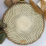 Nobbys Handcrafted Natural Coastal Palm Leaf Placemat (Pack of 4)