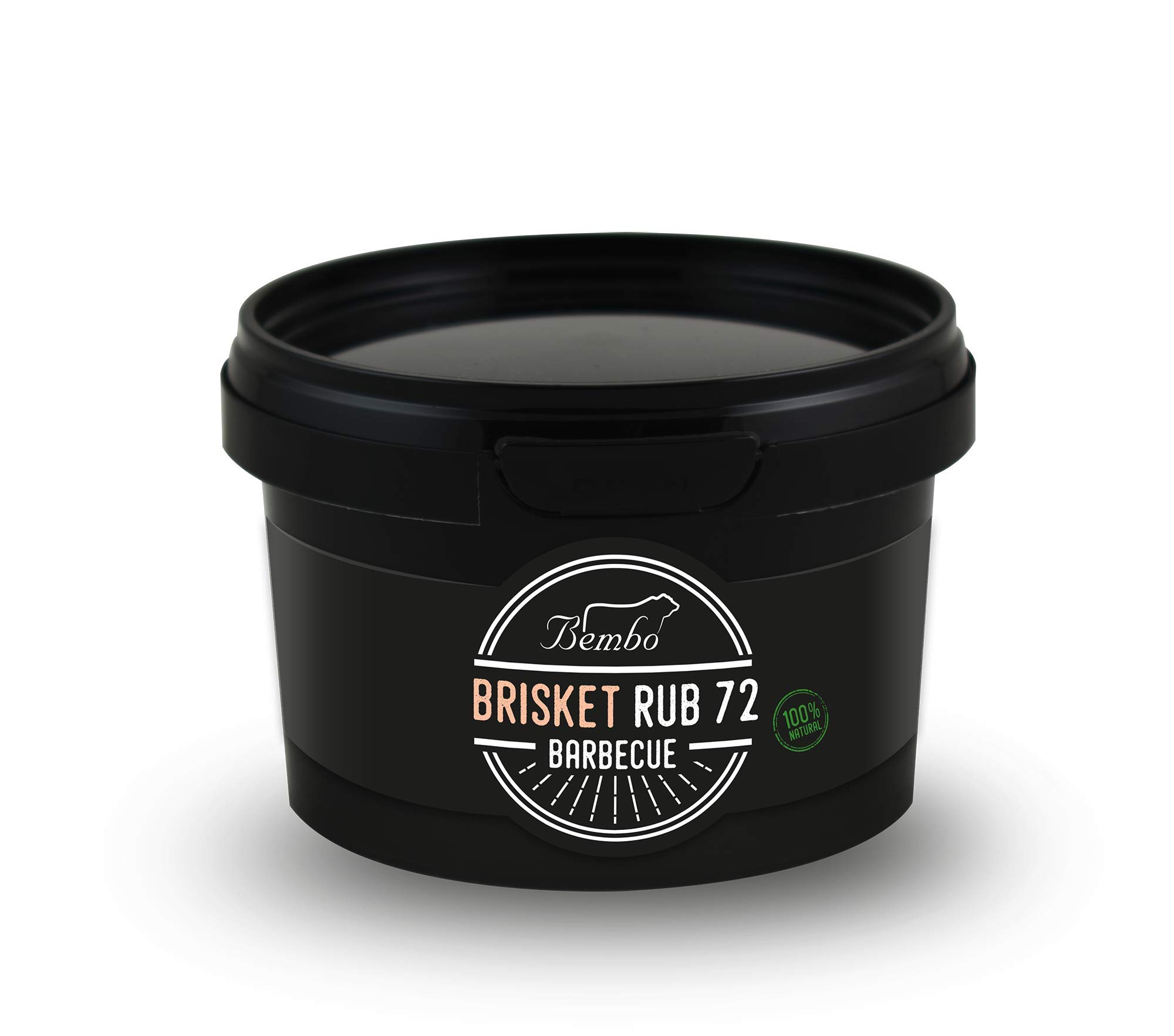 BBQ Brisket Rub Bembo – Mezcla de Especias para Pecho de Ternera – Marinada Seca Barbacoa – Ideal para Ahumado y Cocción Lenta – Made in Italy – 230 g - 1