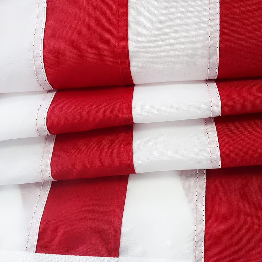 AZ FLAG - American Flag – USA Outdoor Banner - 3x5 Ft - Sewn & Embroidered - Nylon 200D - Fade & Weather Resistant - Vivid Colors - Metal Grommets - 3' x 5' Feet