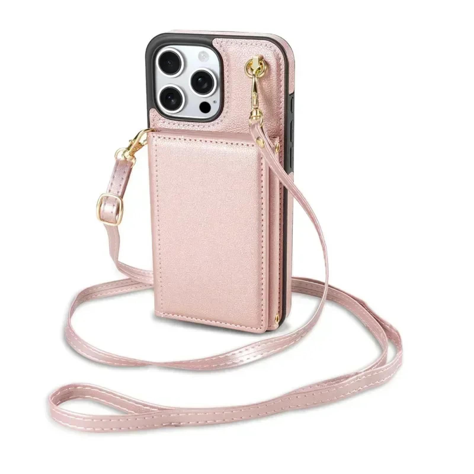 IPhone7レザーカバー HJZSZX Para iPhone 7 (iPhone 8) Capa de telefone Crossbody Couro