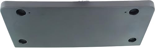 Miniatura 4 de I-Match Auto Parts Marco de matrícula frontal Soporte de etiqueta de plástico texturizado negro para Kia Optima 2014 2015 excepto modelos híbridos