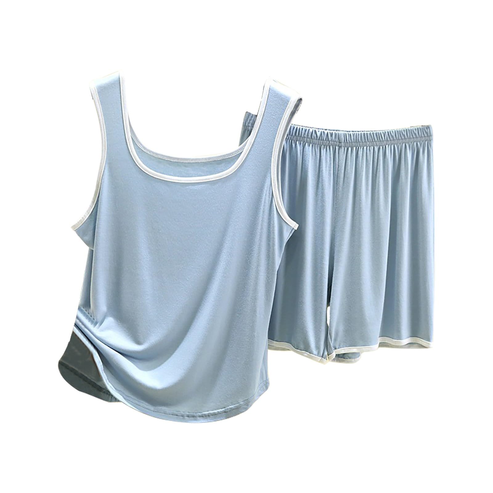 Pigiama da Donna Set 2 Pezzi Lingerie Completo Intimo Femminile in Pizzo Loungew