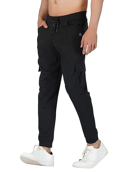 Recycled Cotton Mens Trackpants with Cargo Pockets