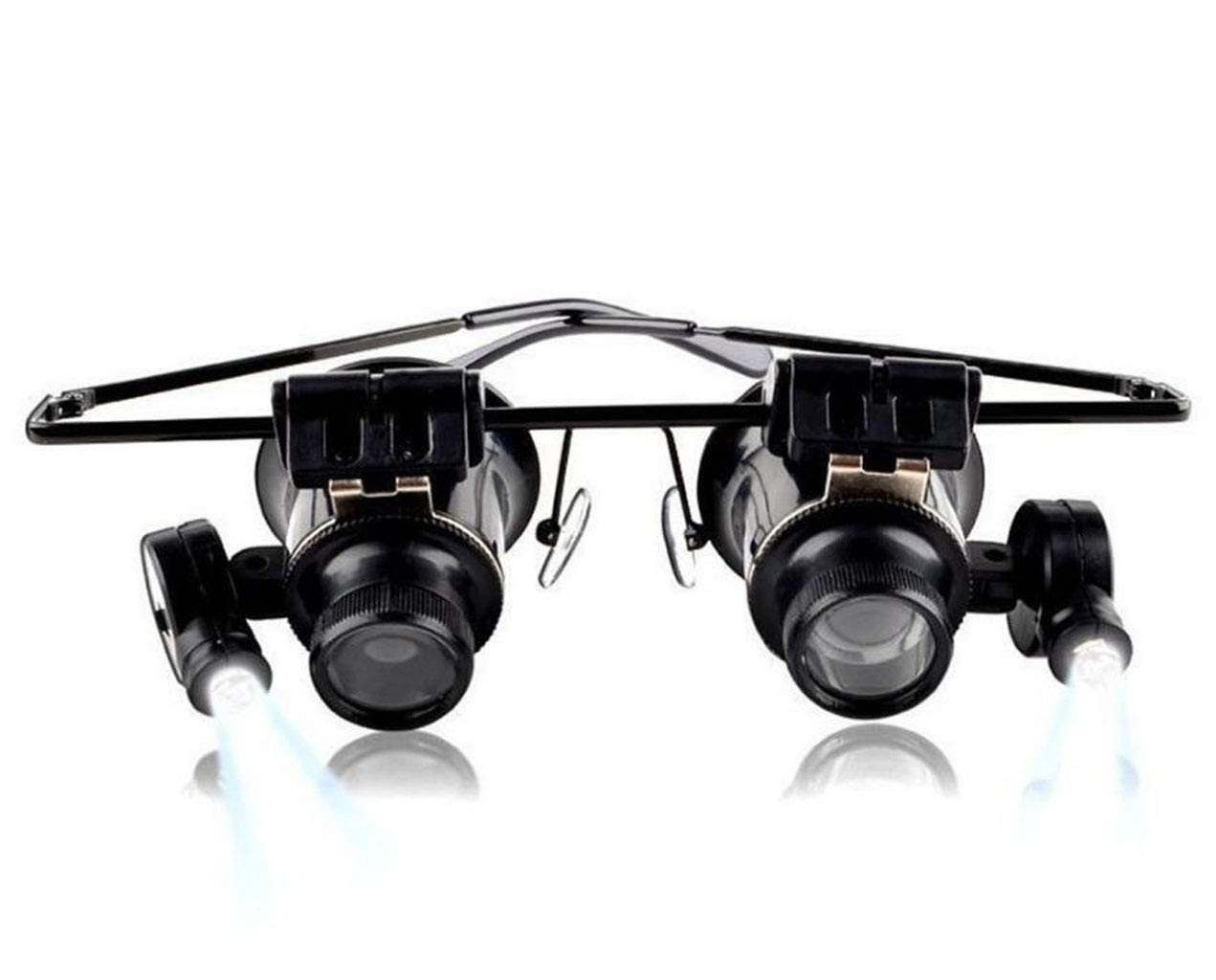 asdchZen Magnifying Head-Mounted Magnifying Glass,Reading And Repairing Welding Led Magnifier Handheld