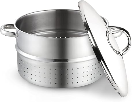 Cook N Home Stainless Steel Steam Juice Extractor, 11-Qt Steam Juicer Pot