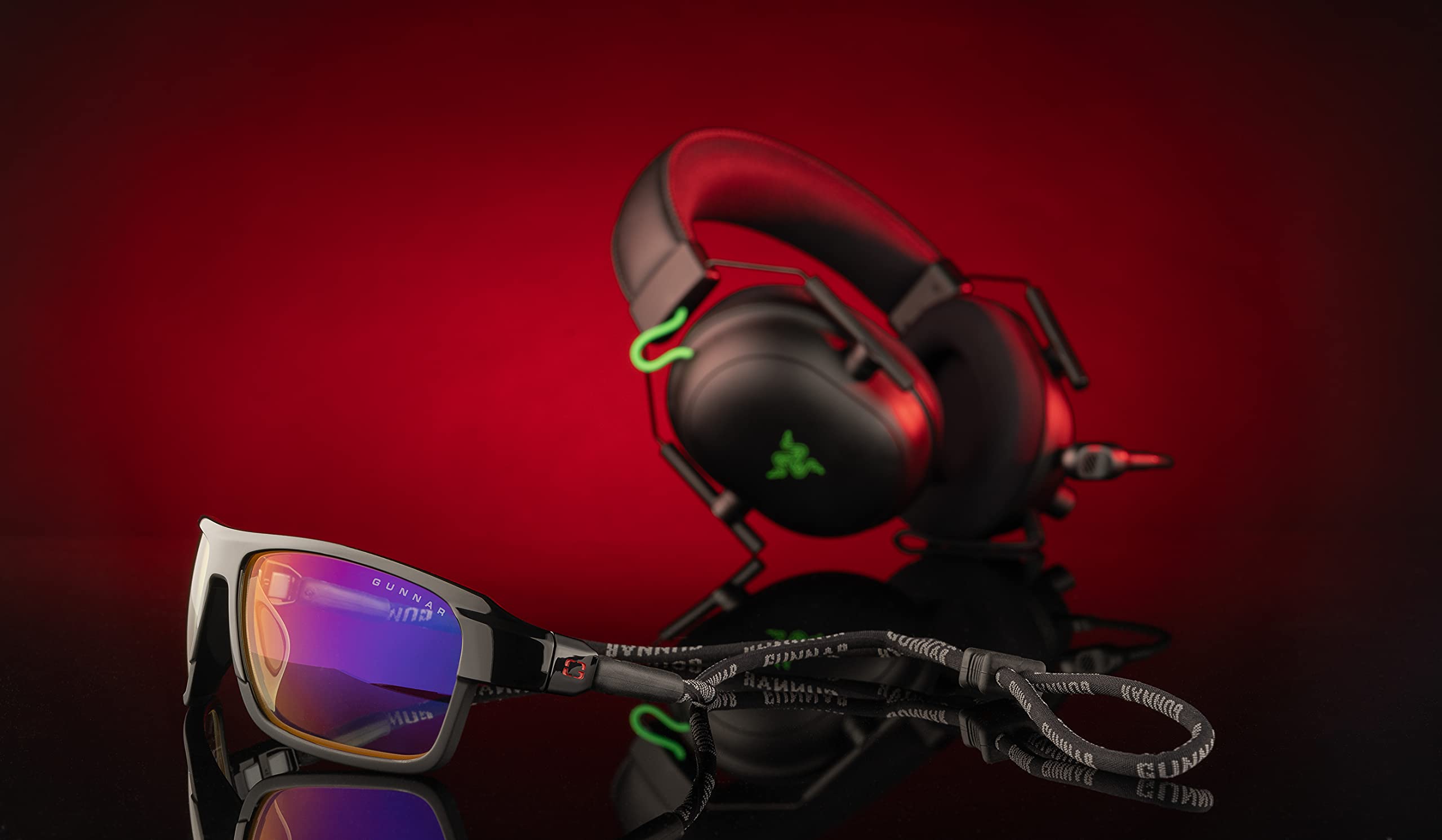 GUNNAR Okulary gamingowe - Lightning Bolt - Filtr światła niebieskiego | Okulary PC/gaming - Lightning Bolt - Filtr światła niebieskiego - Opatentowana technologia od 2002 roku