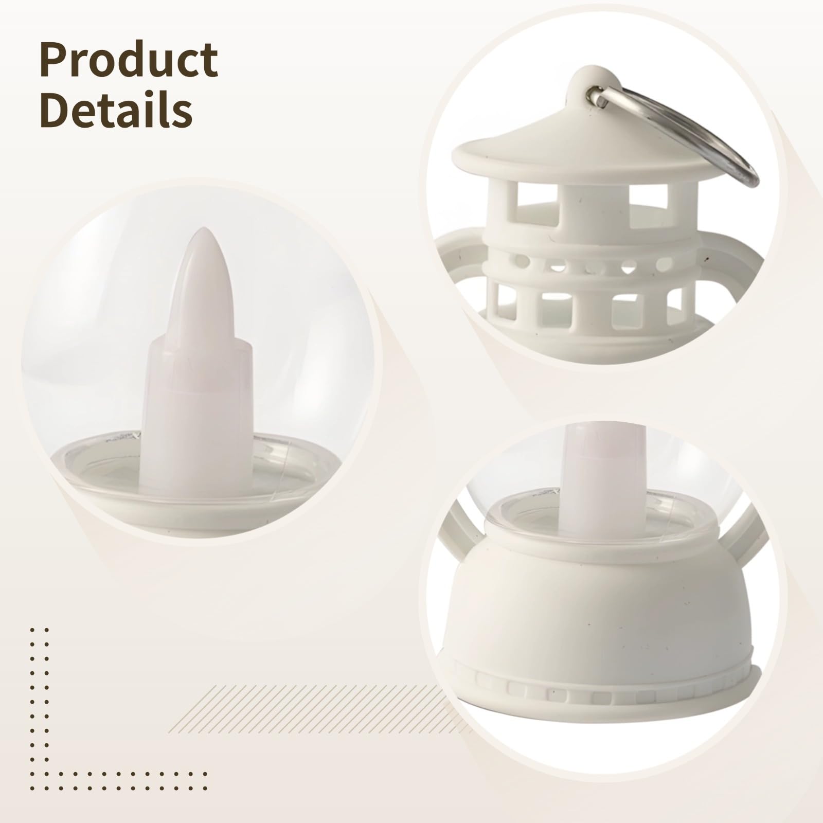 Bosreroy 24-Count Set of Classic PVC Mini Led Lanterns, Mixed Colors for Themed Weddings, Cowboy Party Decor, Table and Hanging Use