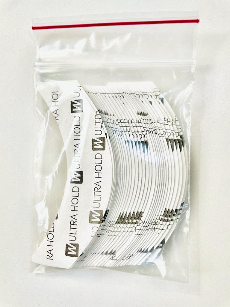 "Ultra Hold" Walker Double Sided Tapes Stickers Adhesive for Men Hair System Replacement Toupee Hair Extension Wig Bundles Hair Weave Closure Lace Frontal Contour B(36PCS x 1 Bag) puel