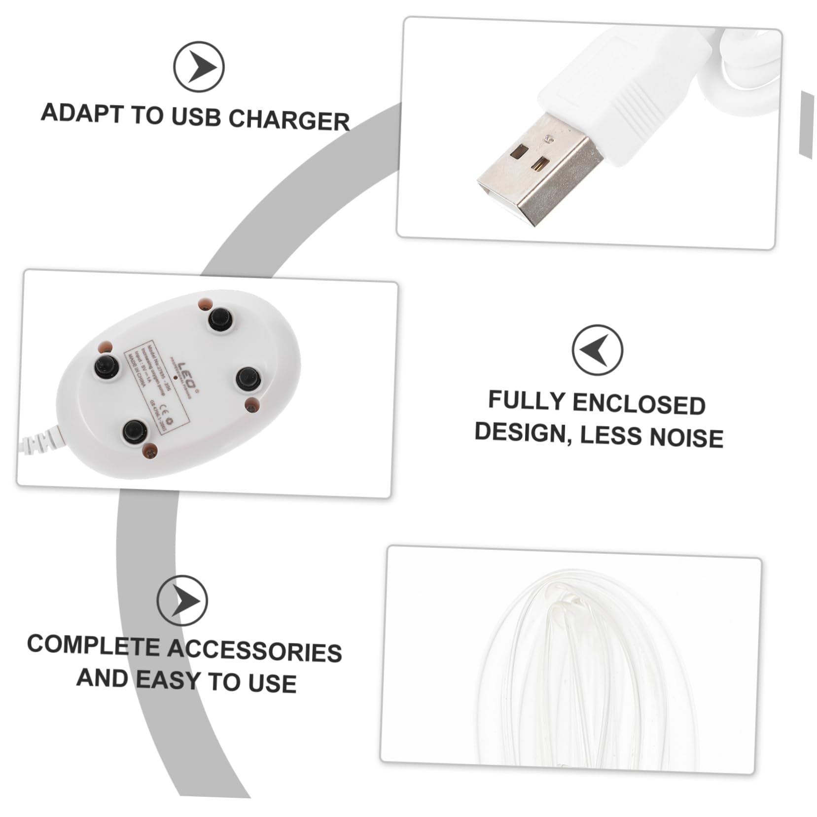 3 Piezas De Oxígeno USB De Gas Tanque USB Oxígeno De Aireador Acuario Aireador De Tanque De Peces De Oxígeno del e De Peces De e