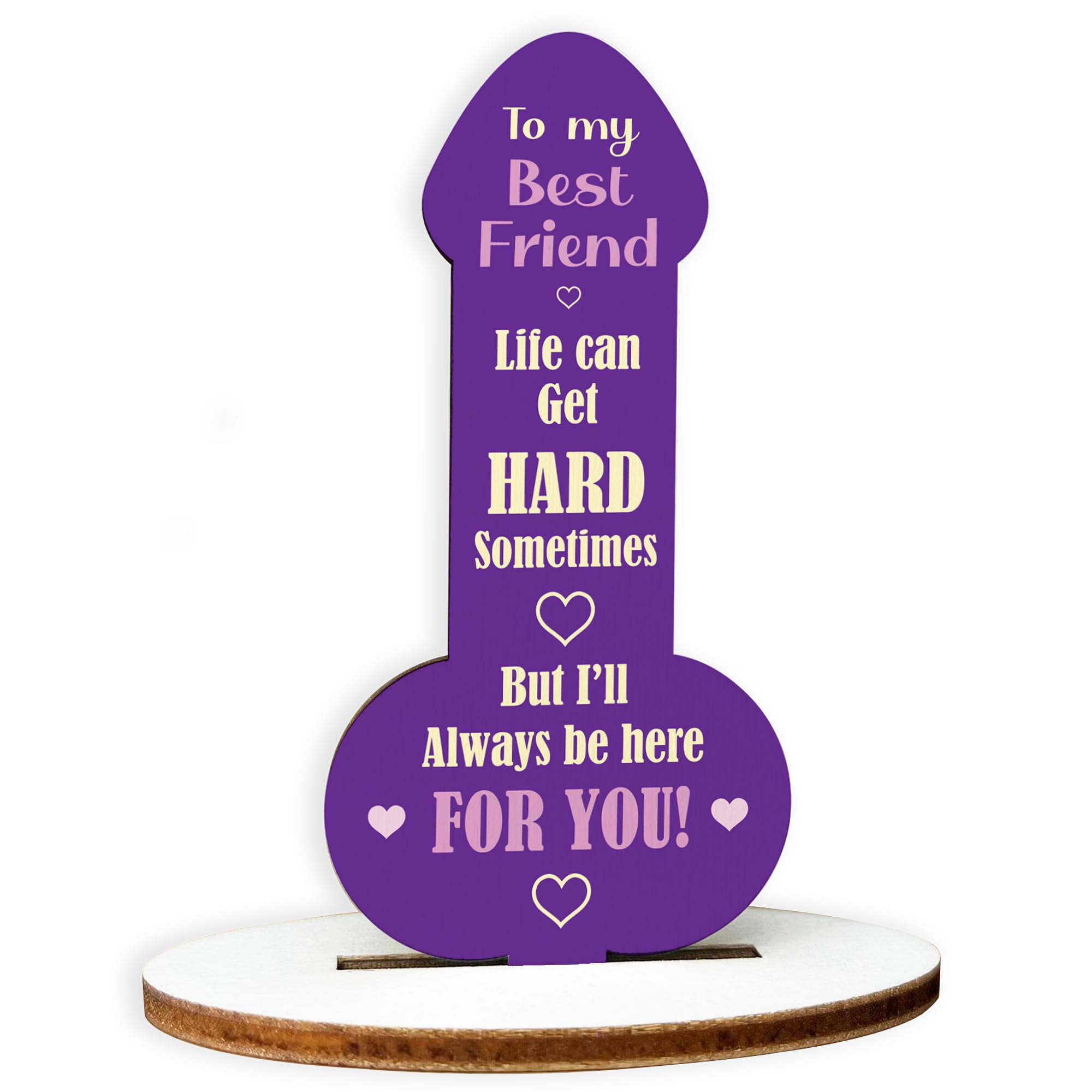 Red Ocean Funny Best Friend Gift, Friendship Rude Plaque Gift For Friend, Friendship Gifts For Women, Christmas Friend Gift, Birthday Gift For Friend