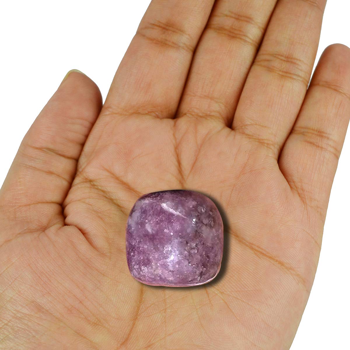 Reiki Crystal Products Natural Lepidolite Tumble Stone Raw Rough Stone Tumbled Pack of 1 pc (B07QVGKQZM) Amazon Price History, Amazon Price Tracker