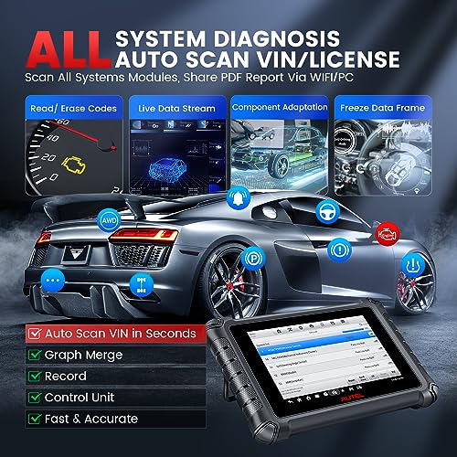 Autel MaxiCheck MX900 Scanner, 2026 Bidirectional Scan Tool with 3000+ Active Test, DoIP&CAN FD, 40+ Service, US Ver. of MaxiCOM MK900 MK900BT, Up of MK808BT MK808S MX808S, All-Sys Diagnose, FCA 11OS - Image 7