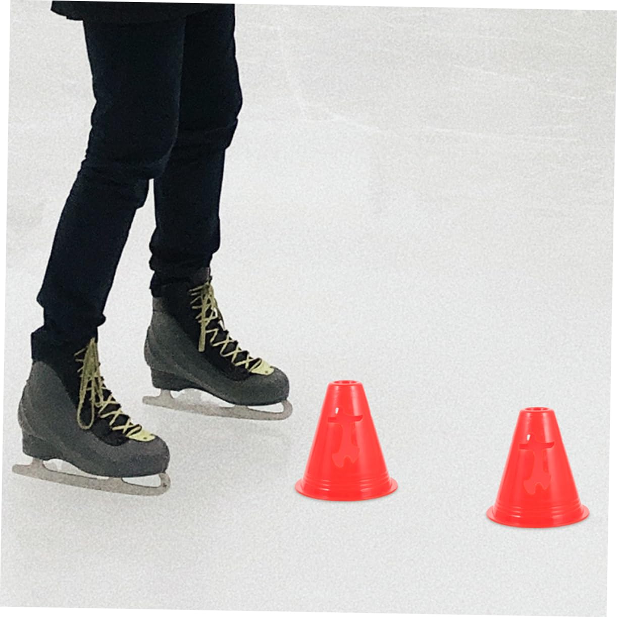 TOYANDONA Conos Deportivos para Taladros Jugar Conos Práctica Capacitación Obstáculo Conos para Deportes Conos De Entrenamiento para Taladros Educación Física Rojo