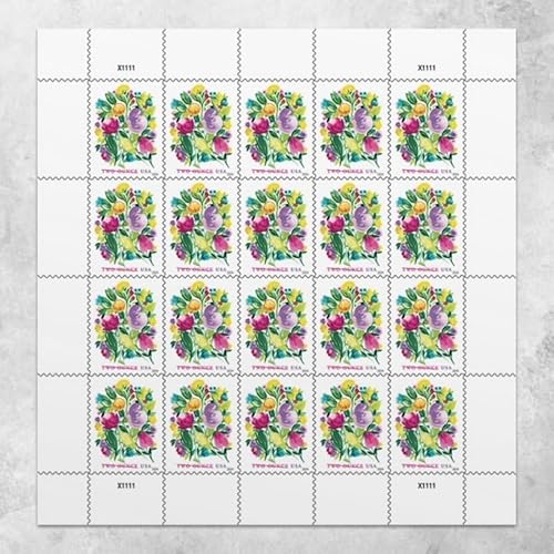 United States Postal Service Wedding Blooms Two Ounce (2 oz.) (Sheet of 20) Postage Stamps Scott #5850