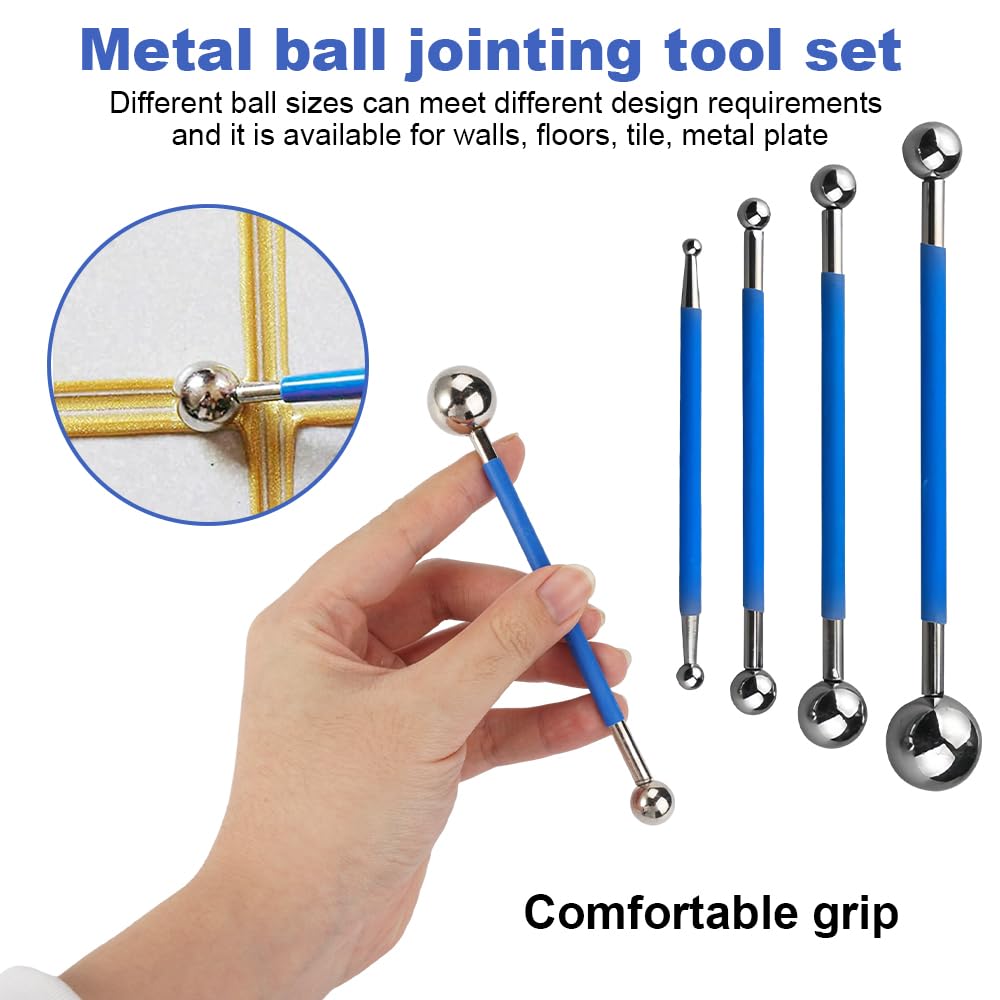 Strumenti Per Calafataggio Silicone Kit, Preciva 5 In 1 Raschietto Spatola Per Sigillante 13 Utensili 8zuymimbkn7s1c5hn13x - Foto 12