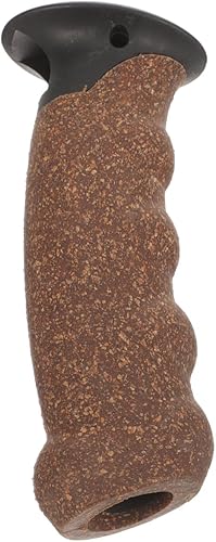 Kisangel Mango de bastón de trekking con mango de corcho, adaptador de mango de bastón de repuesto, manijas para caminar, activador de palo de hielo