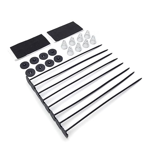 Miniatura 6 de PROOTOM Kit de montaje de ventilador, paquete de 2 unidades de montaje de ventilador de radiador eléctrico compatible con ventilador de