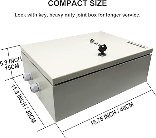 Miniatura 4 de UYGALAXY Controlador de temporizador de motor enrollable de invernadero automático para ventilación con AC110V a DC24V Transformador Control de