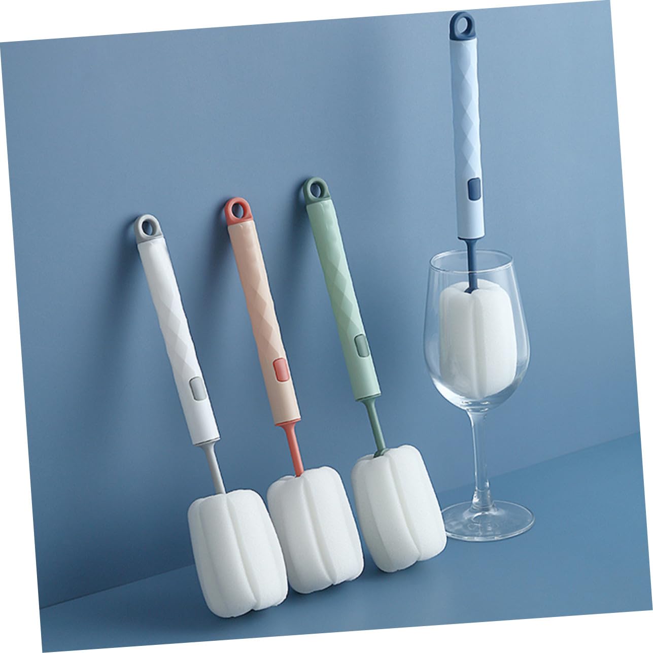 FRCOLOR 20stücke Teiliges Flaschenbürsten Abnehmbare Reinigungsschwämme Für Flaschen Tassen Und Thermobecher Ergonomisches Design Mit Aufhängeloch Für Gründliche Reinigung Ohne