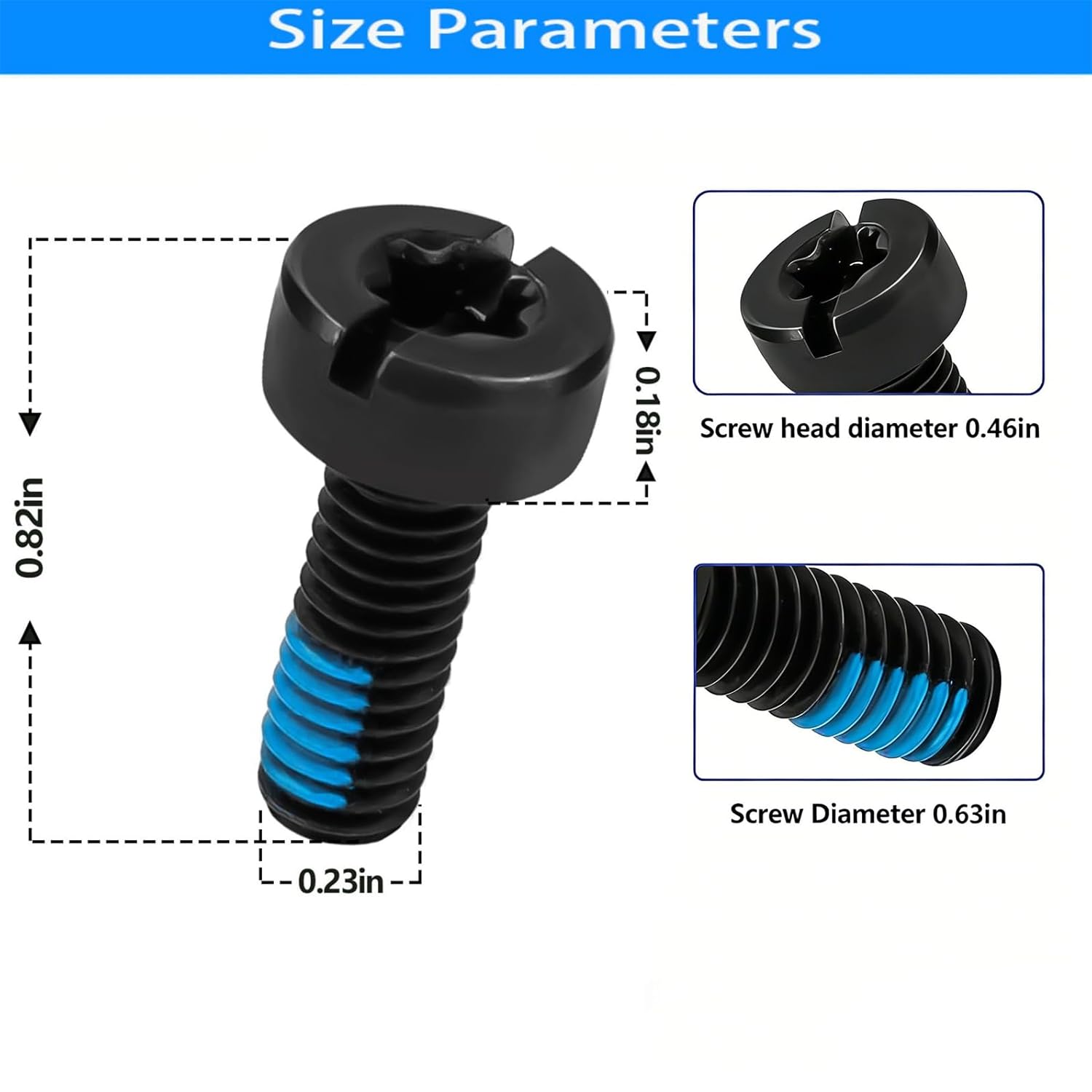 394589-01 Screw for Dewalt Miter Saw Stand - Replace for DWS779 DWS780 DW703 DW704 DW705S - 2 Pack