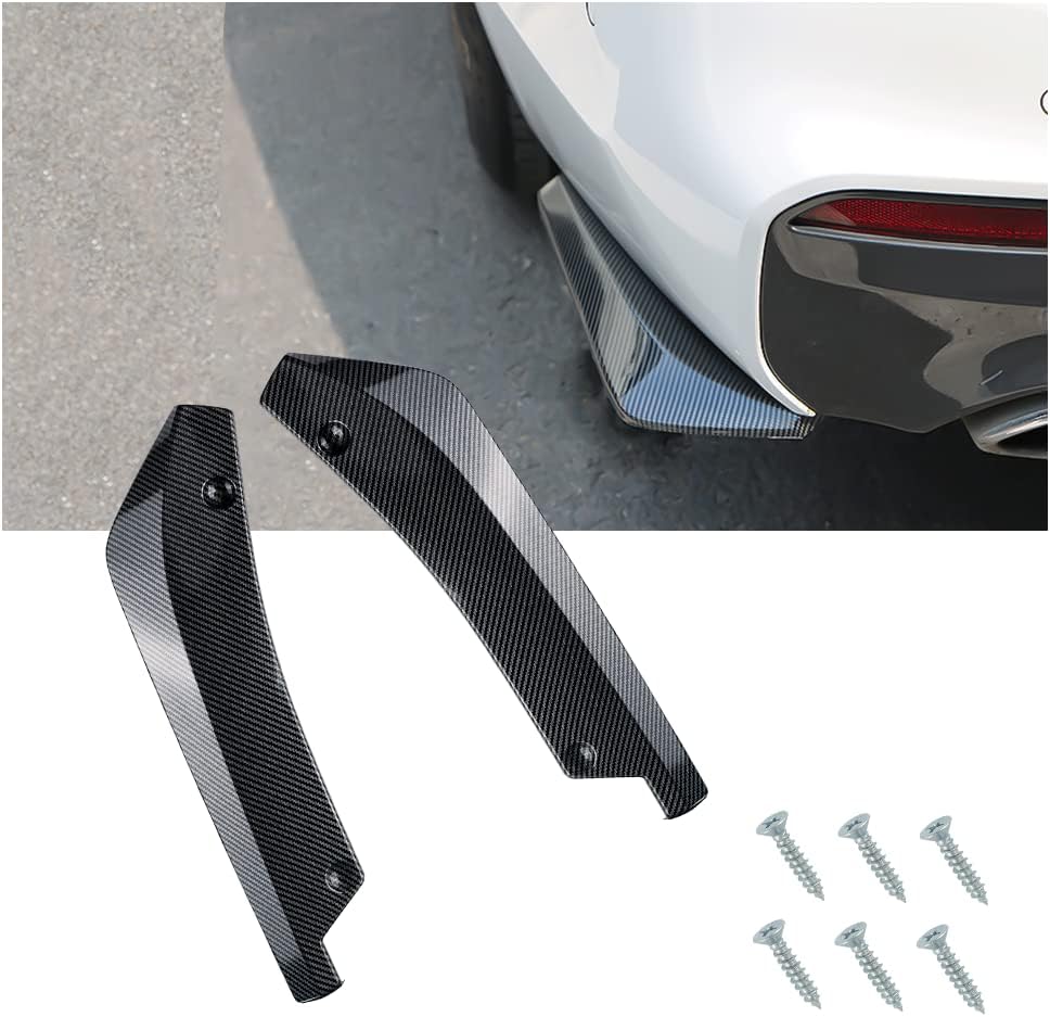 2PCS Rear Bumper Diffuser Spoilers for Cars,17inch