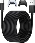 10Ft Charger Cable for PS5/PS5 Pro Controller,for Xbox Series X/Series S/Switch Pro Controller, Fast Charging USB Type C Charger Cord Compatible with PS5 Dual Sense - 1pack