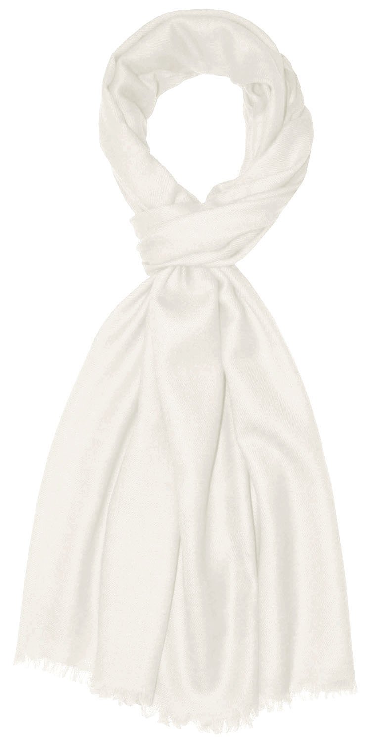 Lorenzo Cana Pashmina Damenschal Schaltuch beige weiss 100% Kaschmir, leichter kuschelweicher Kaschmirschal, Kaschmirtuch Kaschmirpashmina duenn 7829688