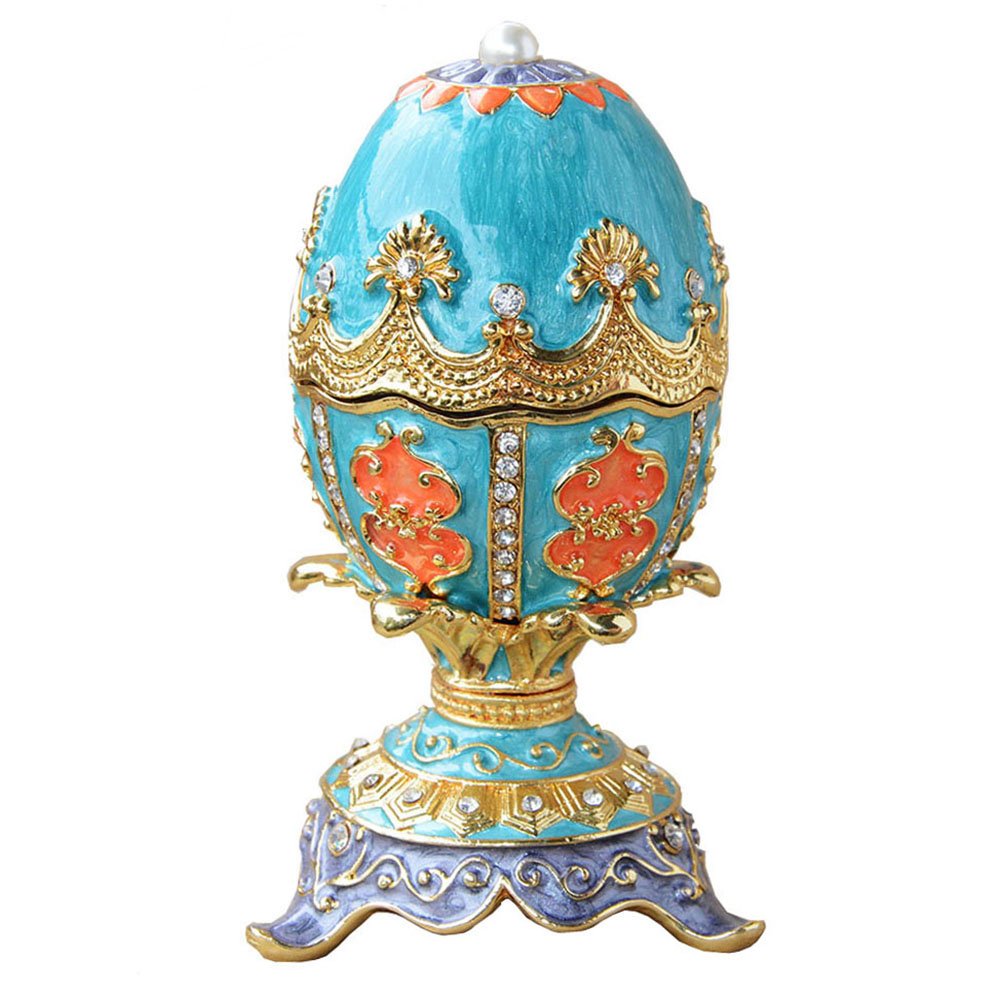インペリアル　イースター　エッグ　ロシア産　ジュエリーボックス Amazon｜Jiaheyou イースターエッグ ロシア ファベルジェ エッグ