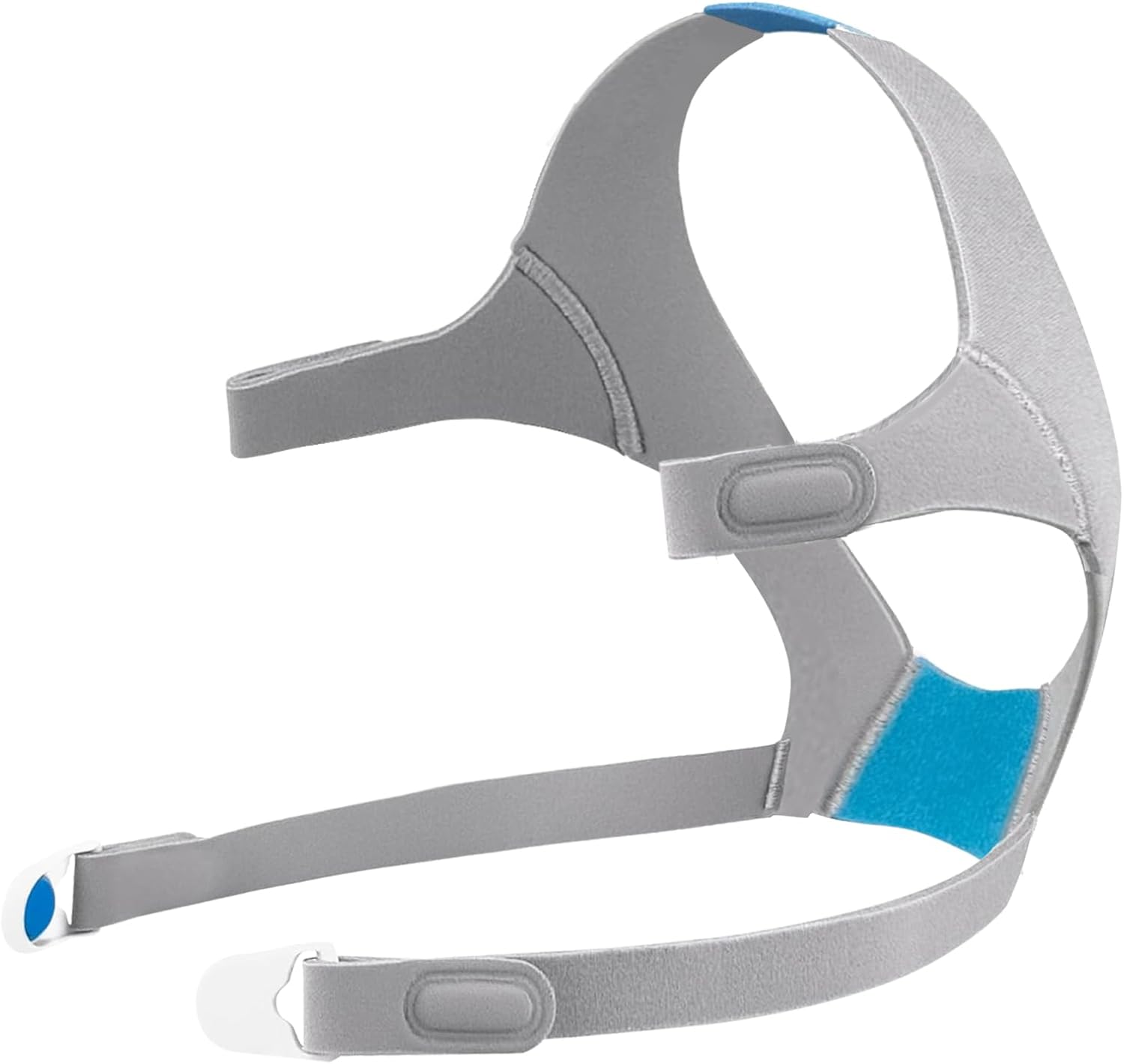F20 Full Face Replacement Headgear for ResMed AirFit/AirTouch Head Strap, Headgear Replacement Straps for ResMed Airfit F20 Full Face Mask - Large, Blue (1 Pack)