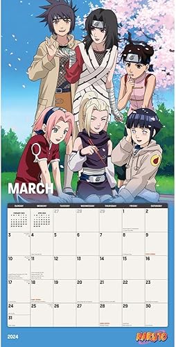 Miniatura 3 de Calendar Ink, Calendario de pared Naruto 2024
