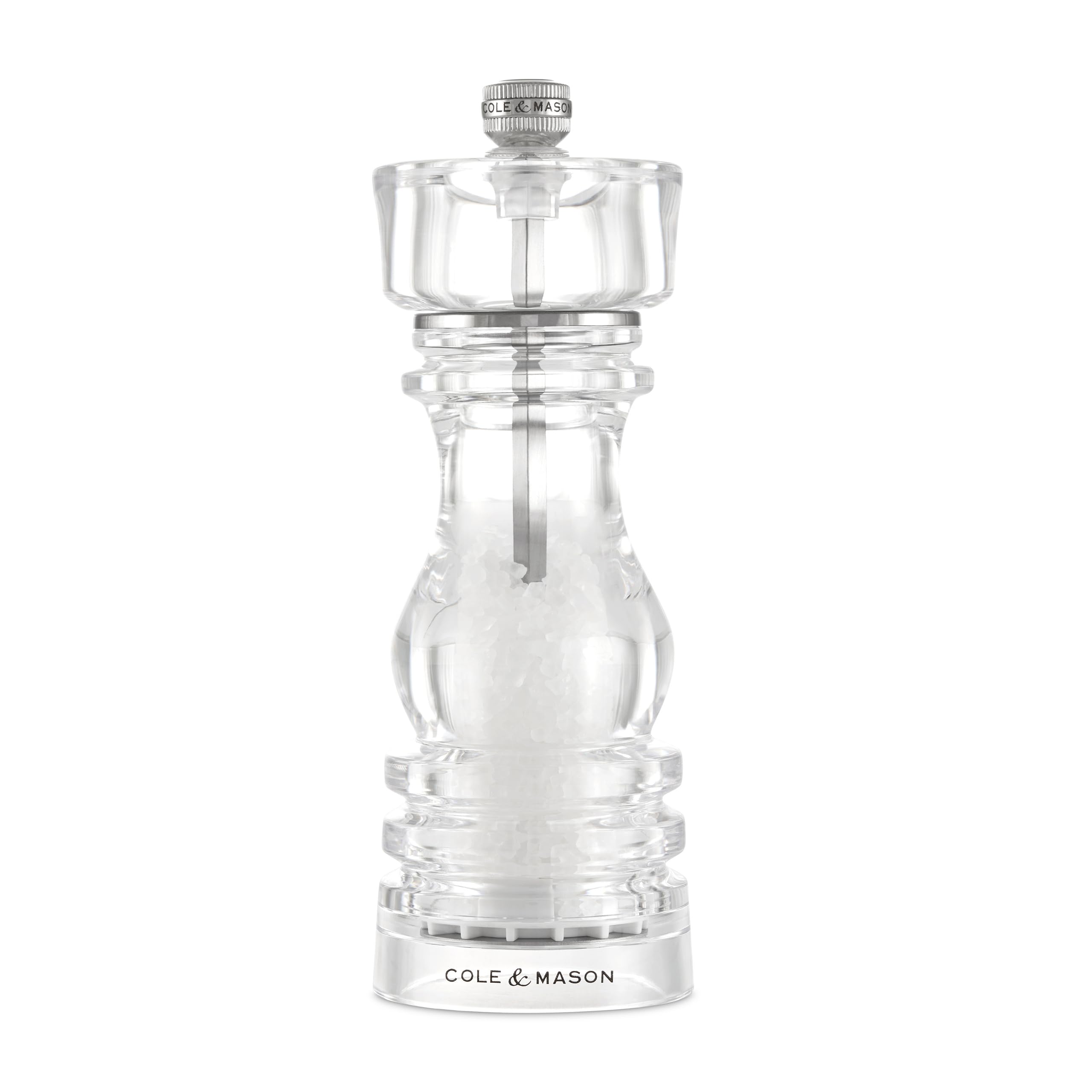 Cole & Mason London Salt Mill - Wood & Ceramic Grind -18