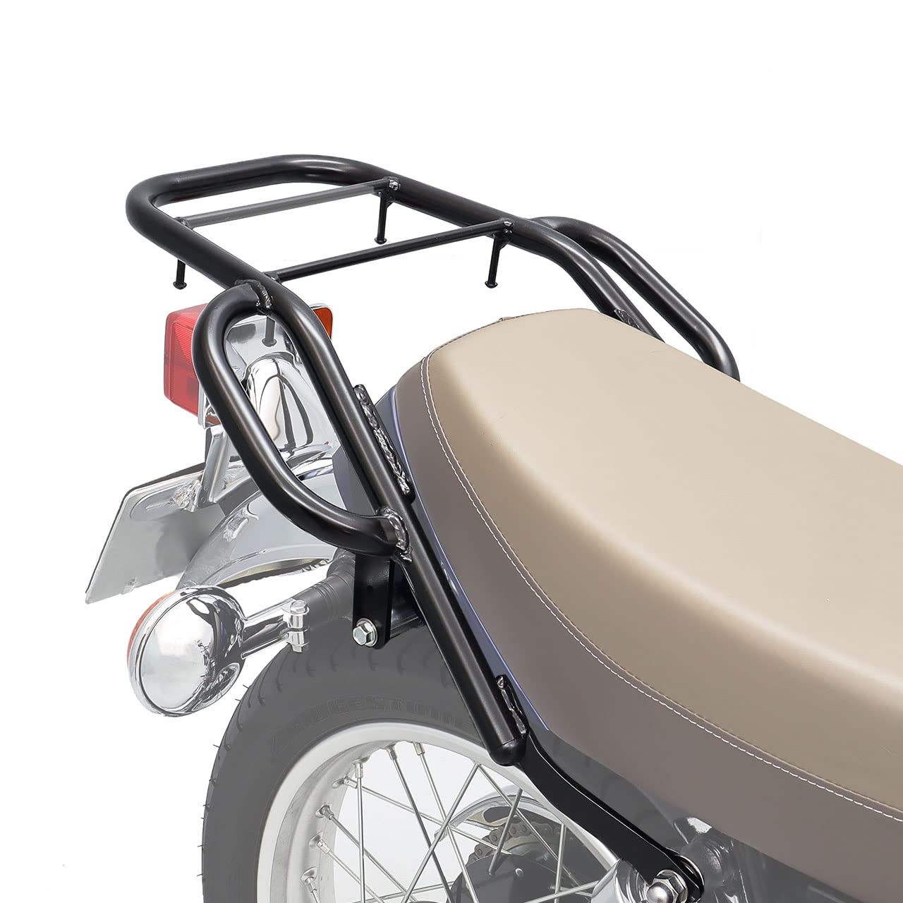 SR400用　エンデュランス　バイク リア キャリア タンデムグリップ Amazon | エンデュランス バイク リア キャリア タンデム