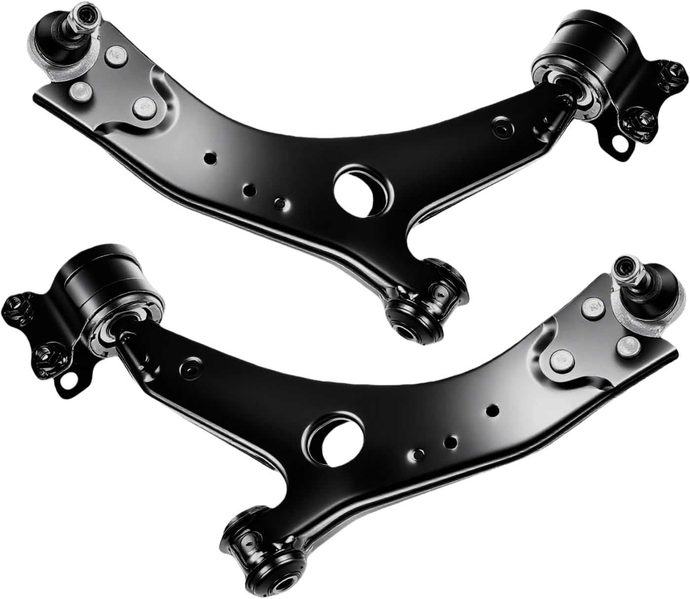 Front Lower Control Arm w/Ball Joint Fit for Volvo C30 2007-2013 C70 2006-2013 S40 2006-2011 V50 2006-2011 K620598 K620599-2 Set Suspension Kit