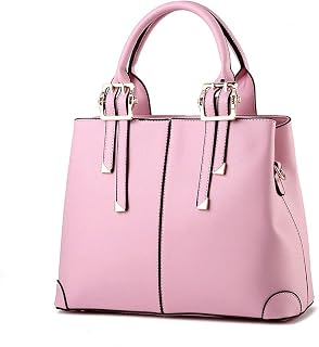 Bolsos de mano para mujer, elegantes y clásicos, de moda, color amarillo, rosa, verde, rojo