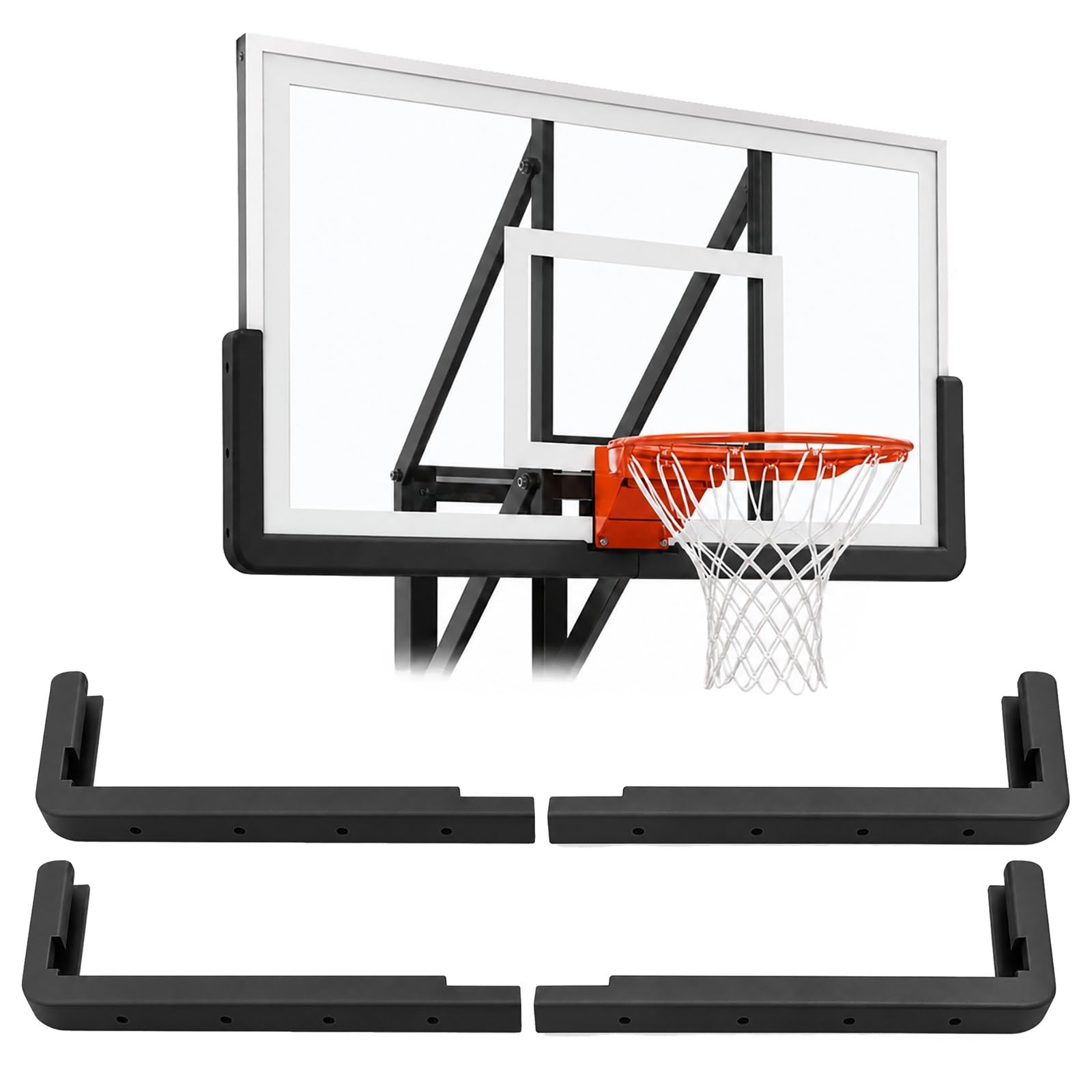 Protezione per il bordo tabellone basket, striscia protettiva ammortizzante