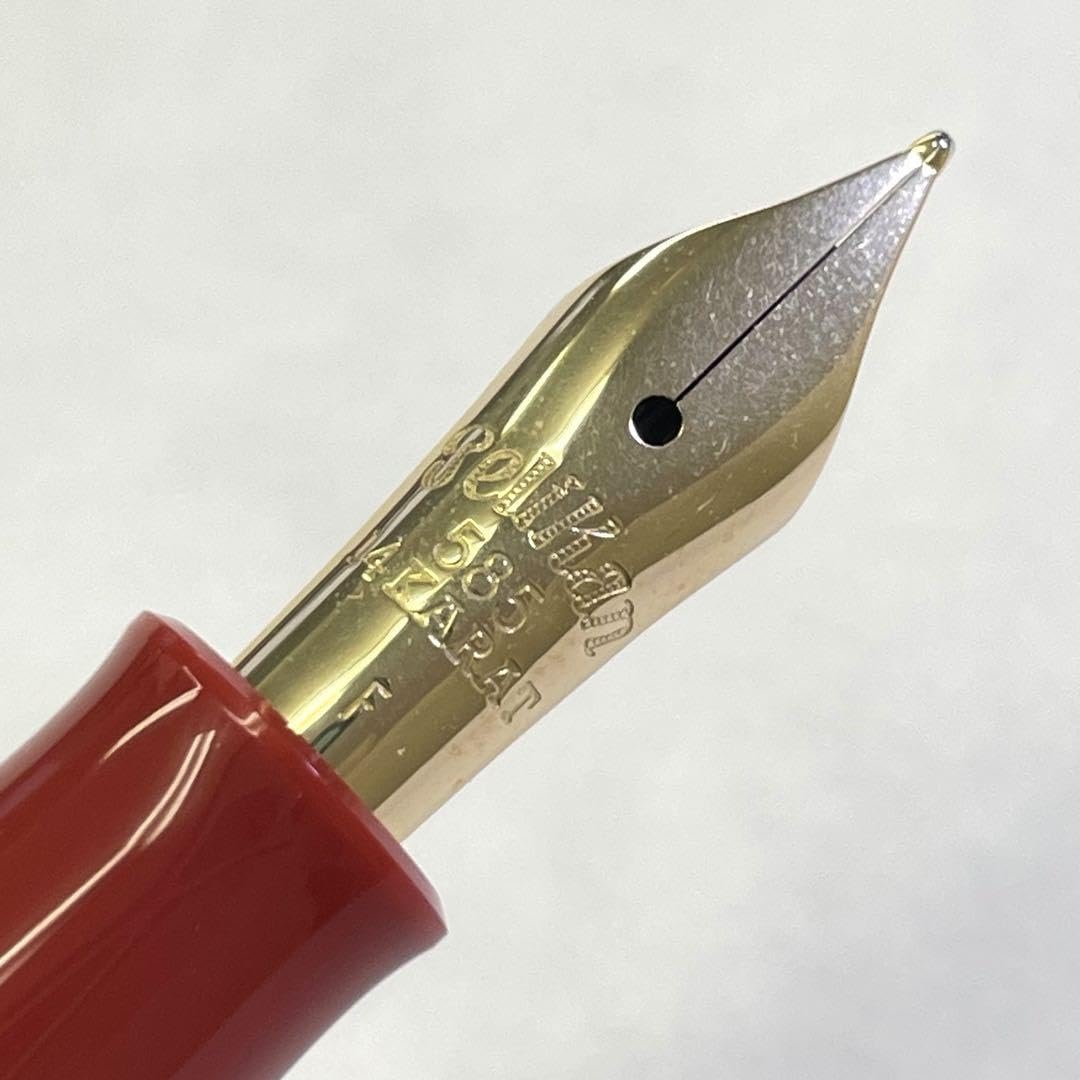 Amazon | ペリカン 万年筆 特別生産品 M101N ブライトレッド 14K F 