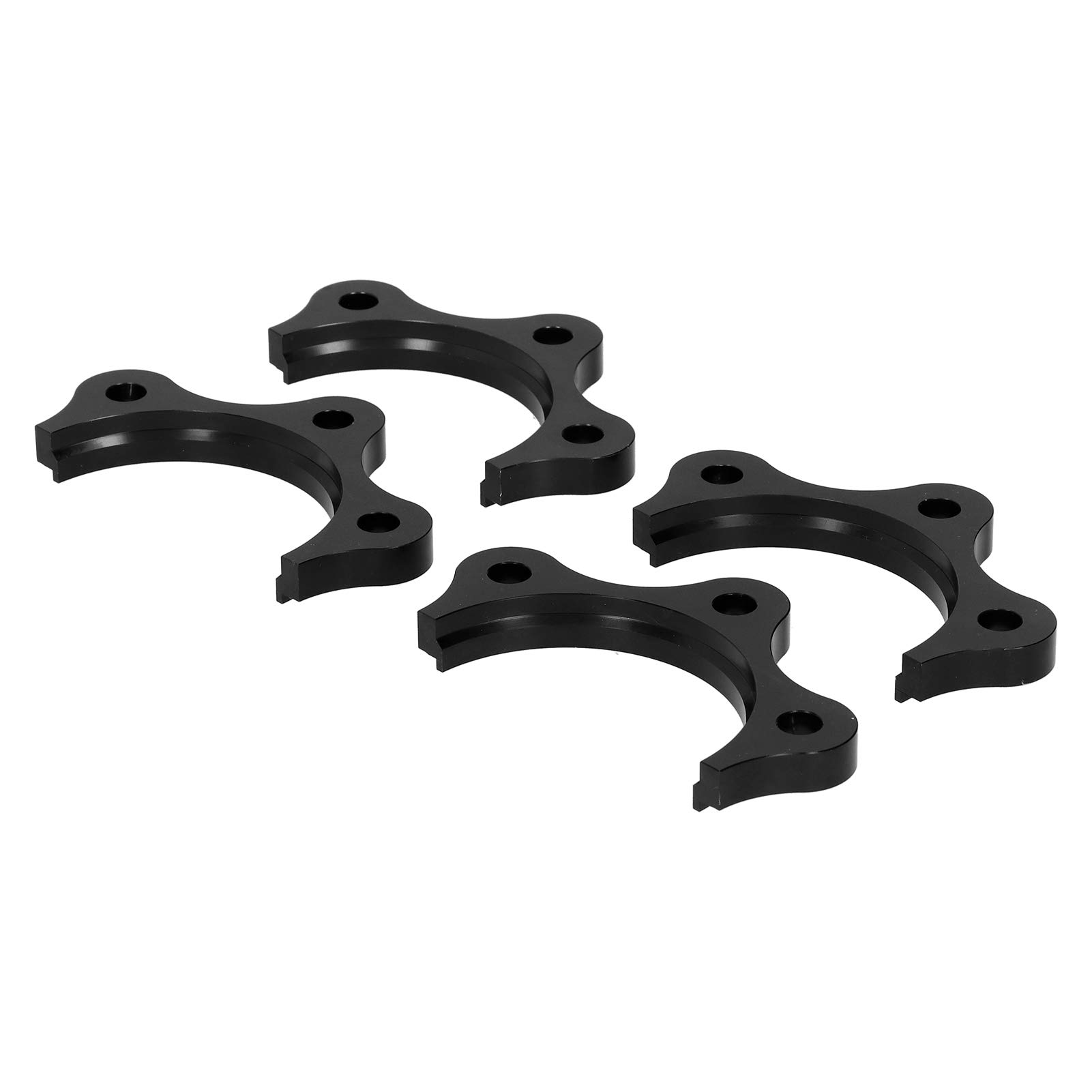 Black Axle Spacers Kit Professional Aluminium Alloy Fit for S2000///F20 Car (Black)