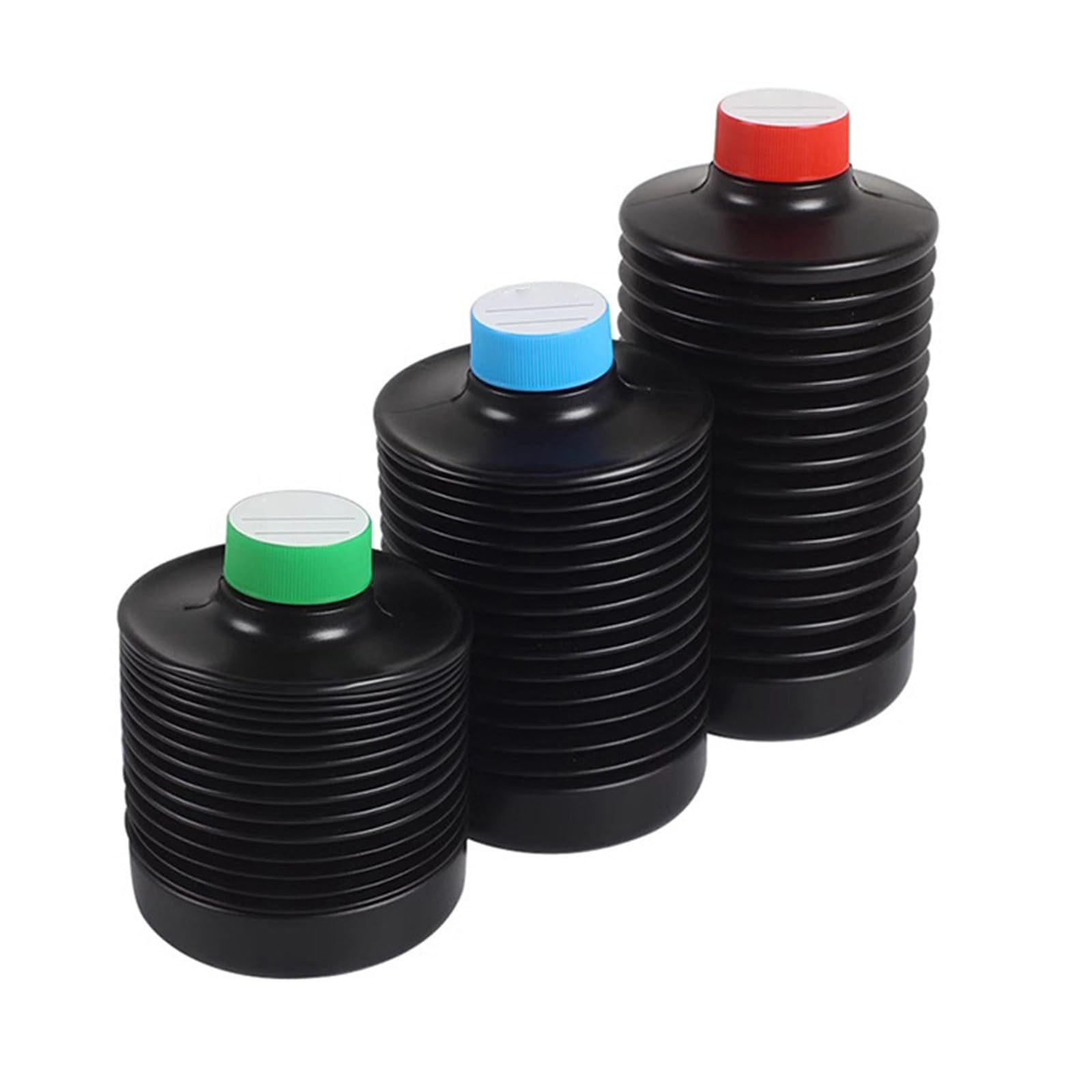 Volumes Bouteille de produits chimiques pour chambre noire Construction en HDPE résistante produits chimiques Joint sécurisé Fournitures de photographie Conteneur de solution de développement