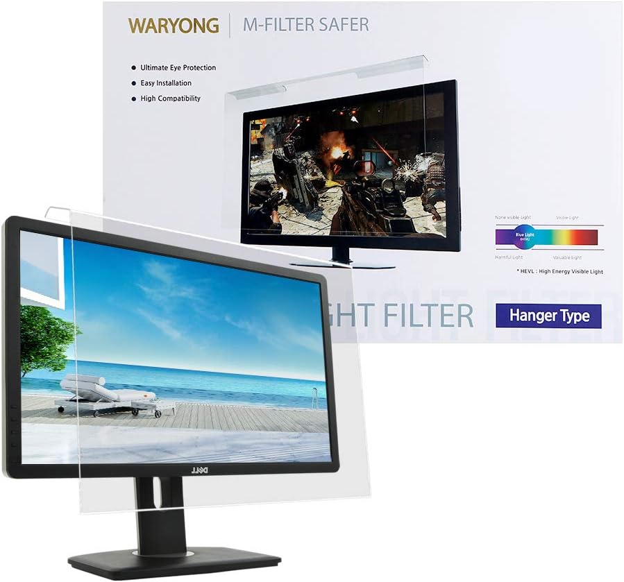 13 Inch Anti Blue Light Screen Filter for Laptop Screen Filter Hanger Type Easy Installation Eye Protection Anti Scratch