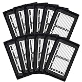 12 Pack Wrist Coaches - Triple Windows Wrist Coach for Football, Baseball, All Sports - Youth,Black