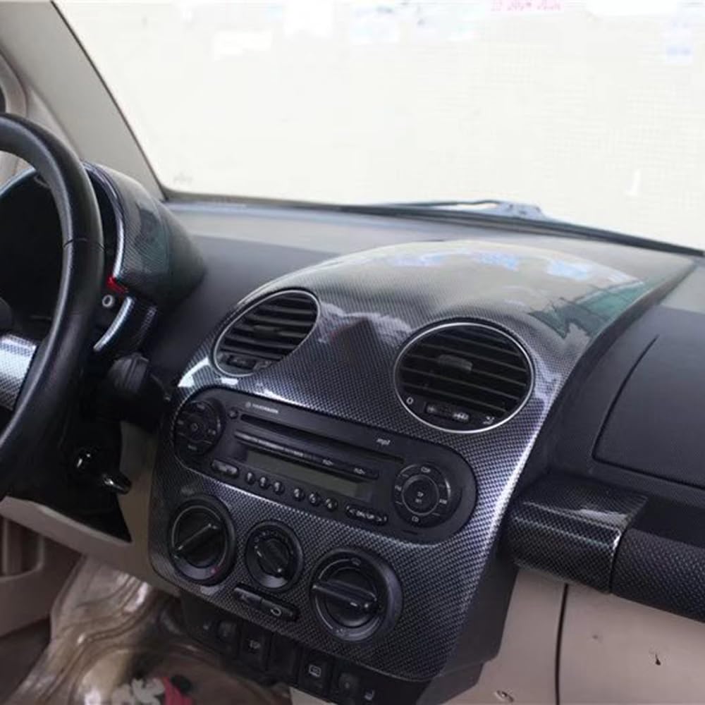 für New Beetle 9C 1998-2010 Interieur Armaturenbrett Dekor ABS Kunststoff (Typ ohne Schalter)