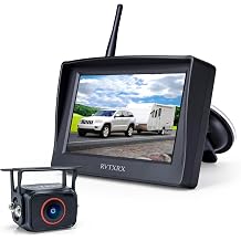 Wireless Backup Camera for Truck, Pickup & Small RV, 4.3 Inch HD Monitor, 2.4GHz Digital Wireless Rear View Camera System, 328FT Stable Signal, IP69K Waterproof, Easy DIY Installation, 170 Wide Angle