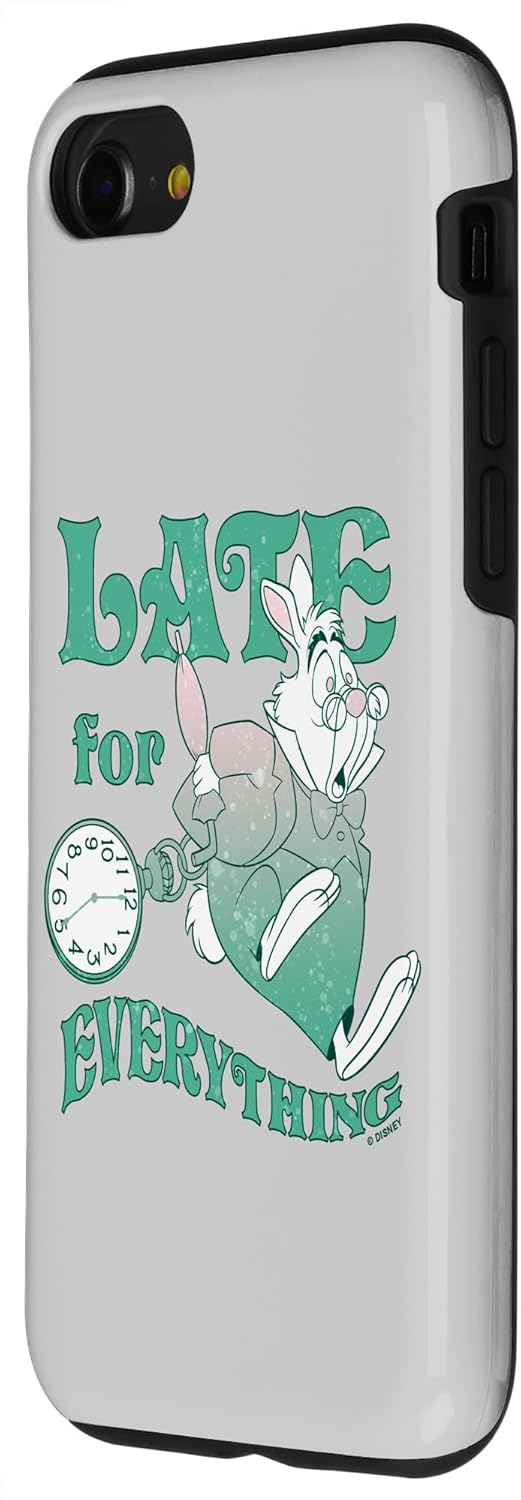 iPhone SE (2020) / 7 / 8 Disney Alice In Wonderland White Rabbit Late For Everything Case