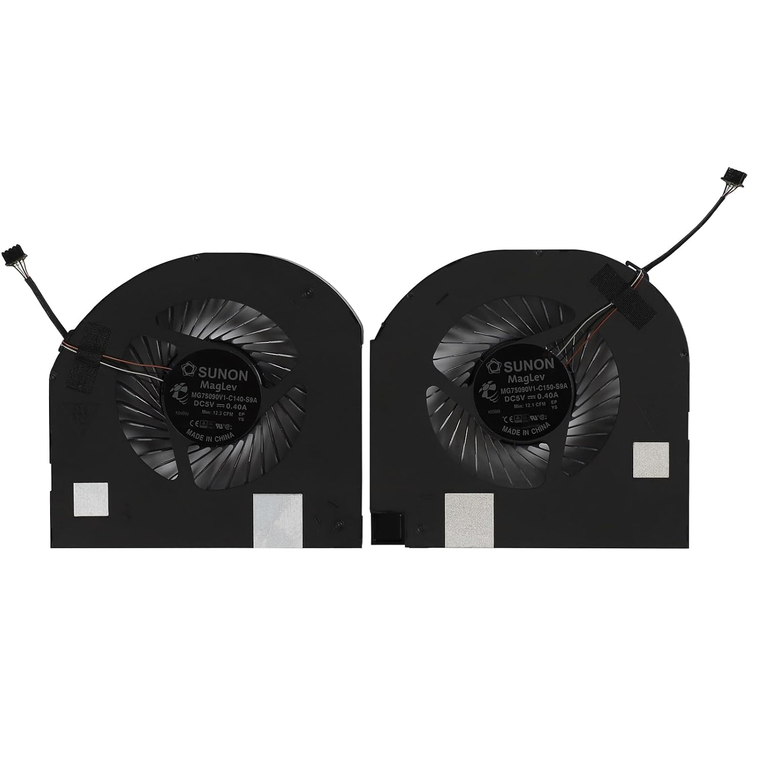 New CPU+GPU Cooling Fan Replacement for DELL Precision 17 7730 M7730 7740 M7740 Series NS85C14-17G25 NS85C15-17G26 MG75090V1-C140-S9A MG75090V1-C150-S9A DC5V 0.4A Fan