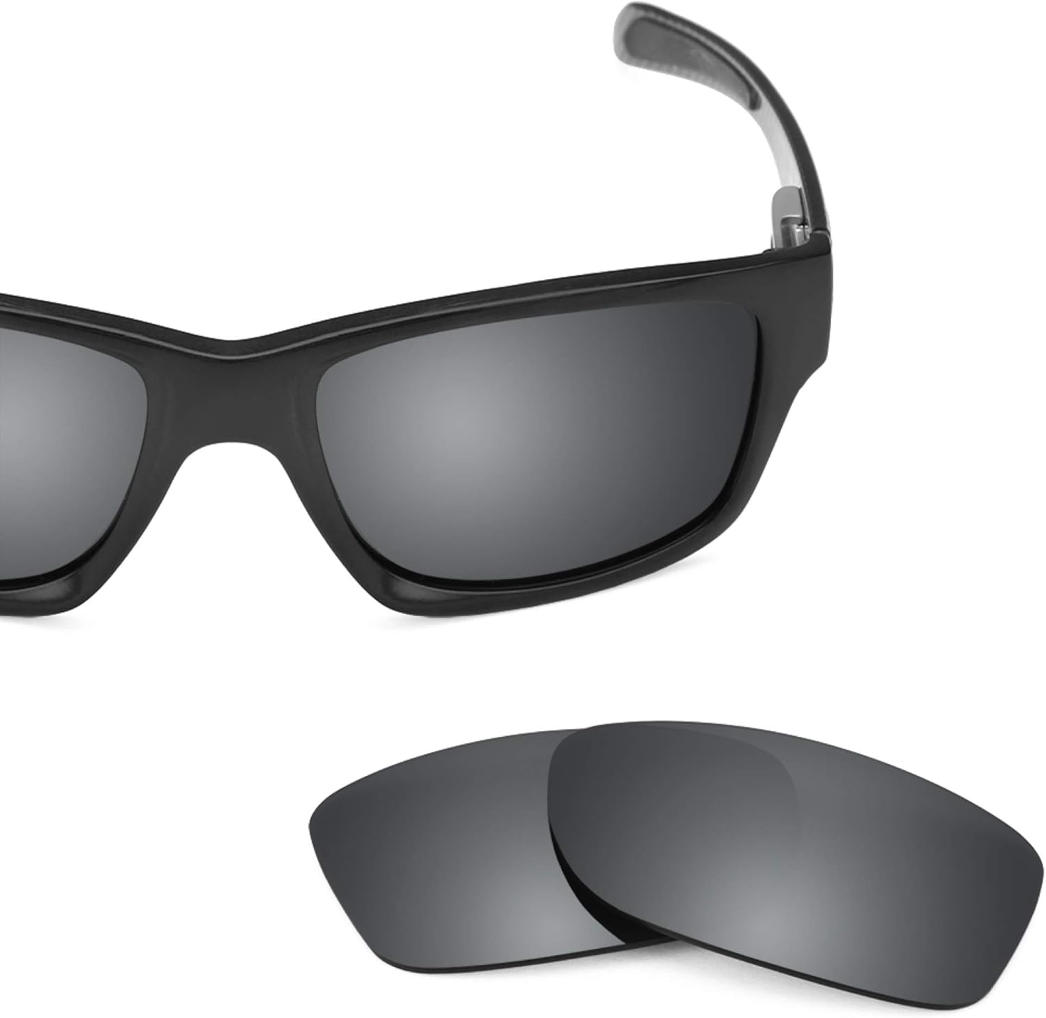 Revant Replacement Lenses for Oakley Jupiter Carbon OO9220 Sunglasses - Elite Polarized Mirrored Black Chrome