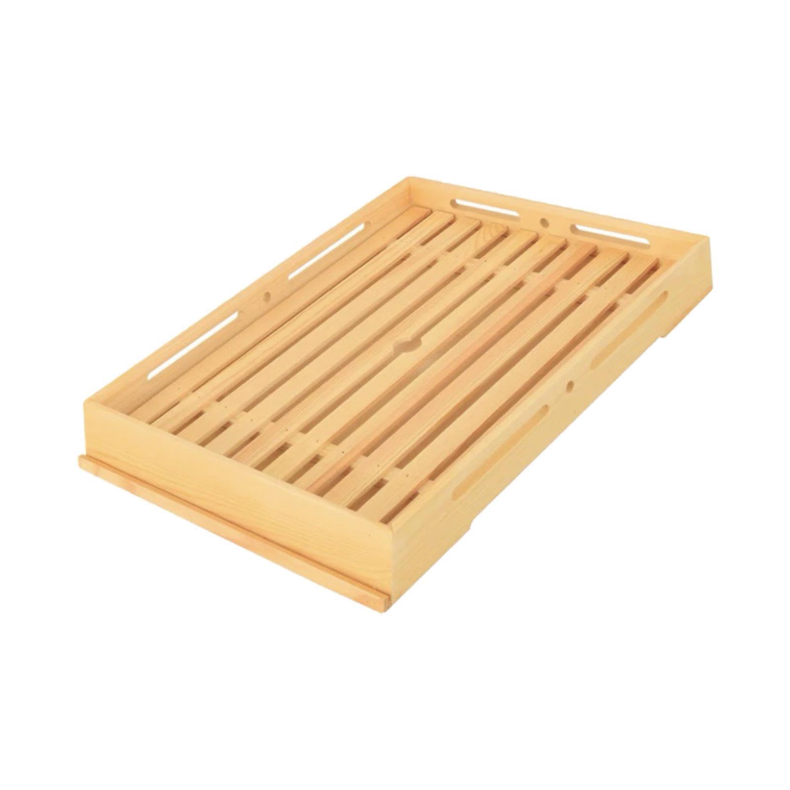YIXANNX Functional Bread Serving Tray Wooden Board Organizing Breakfast Breads Treats And Elegant Displays With Bread Cutting Board Wood Display Platter